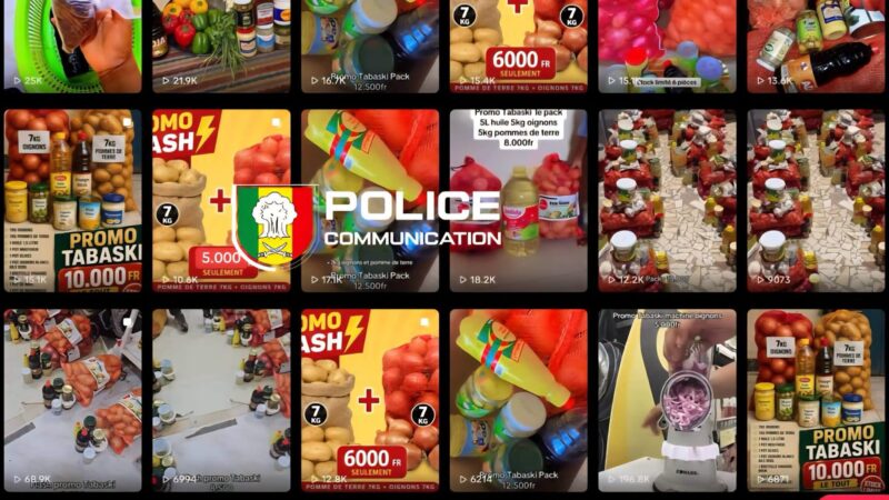 Faux packs alimentaires : la DSC démantèle un réseau d’arnaque sur TikTok