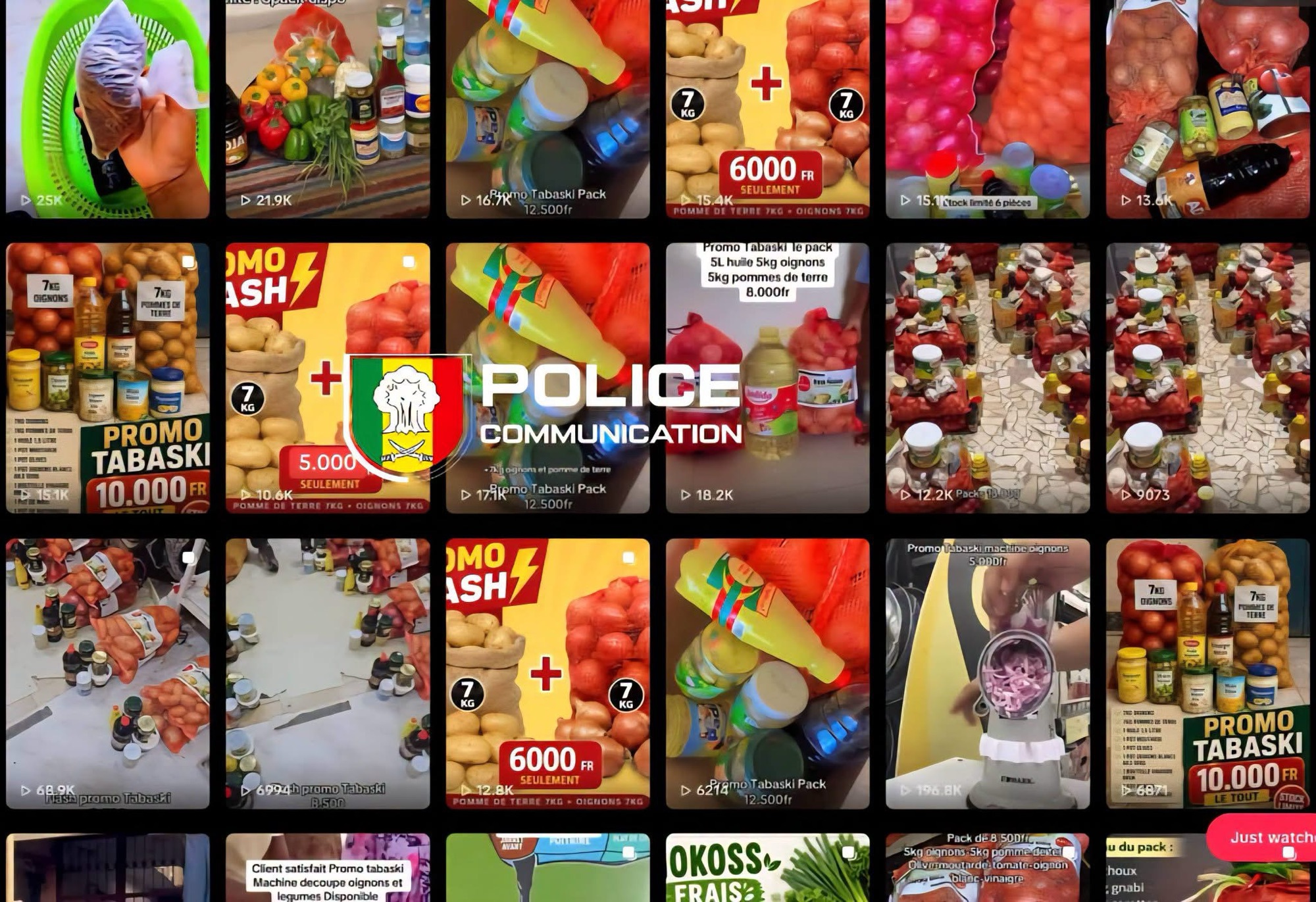 Faux packs alimentaires : la DSC démantèle un réseau d’arnaque sur TikTok