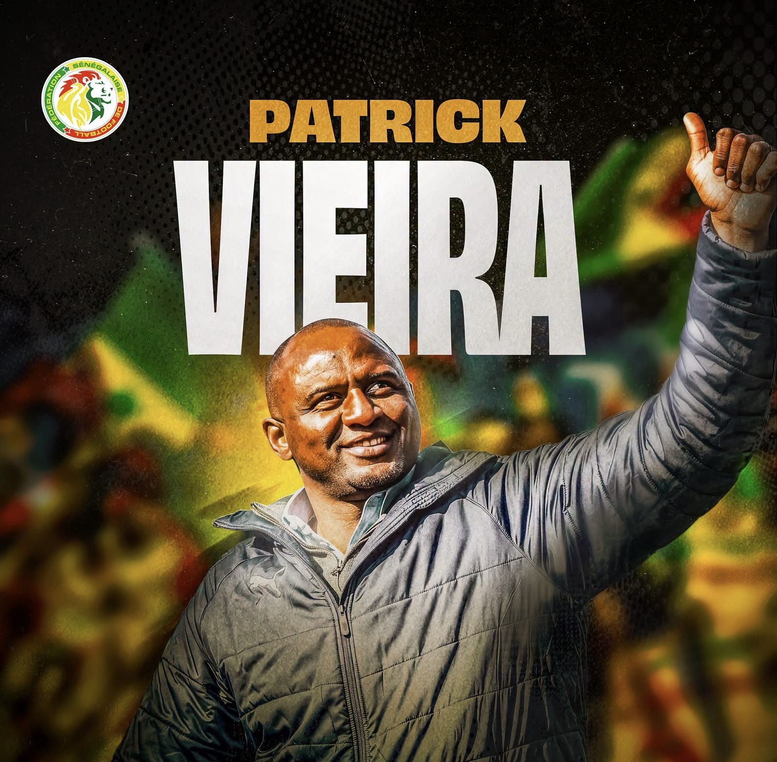 Patrick Vieira nommé sélectionneur des Lions du Sénégal