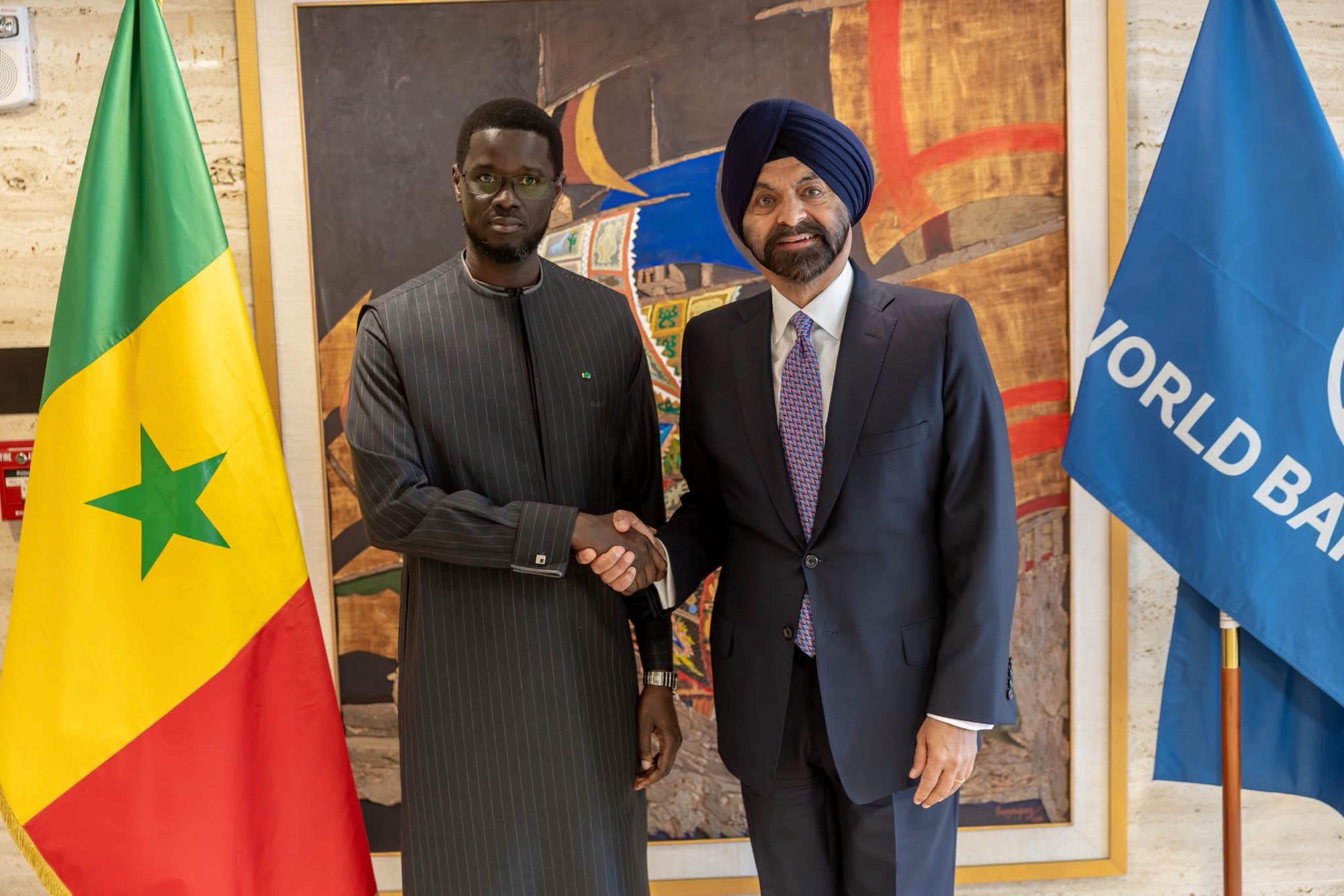 Washington : Bassirou Diomaye Faye obtient le soutien de la Banque mondiale